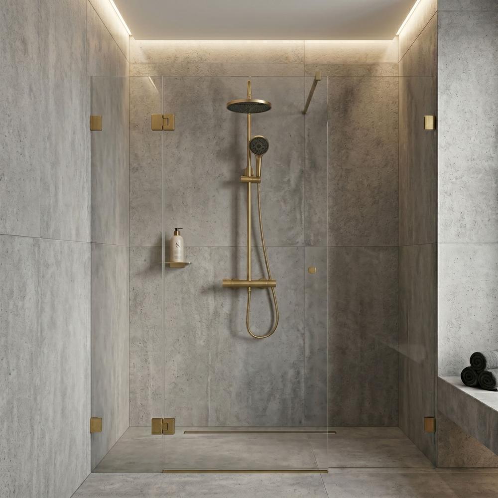 Sprchový set Rea Avanti Brush Gold