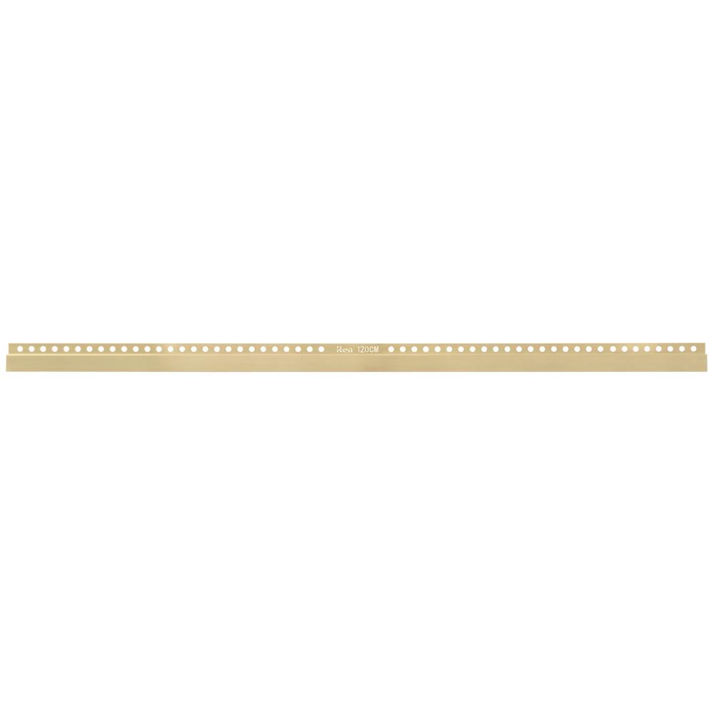 Front shower tray strip 120cm Gold