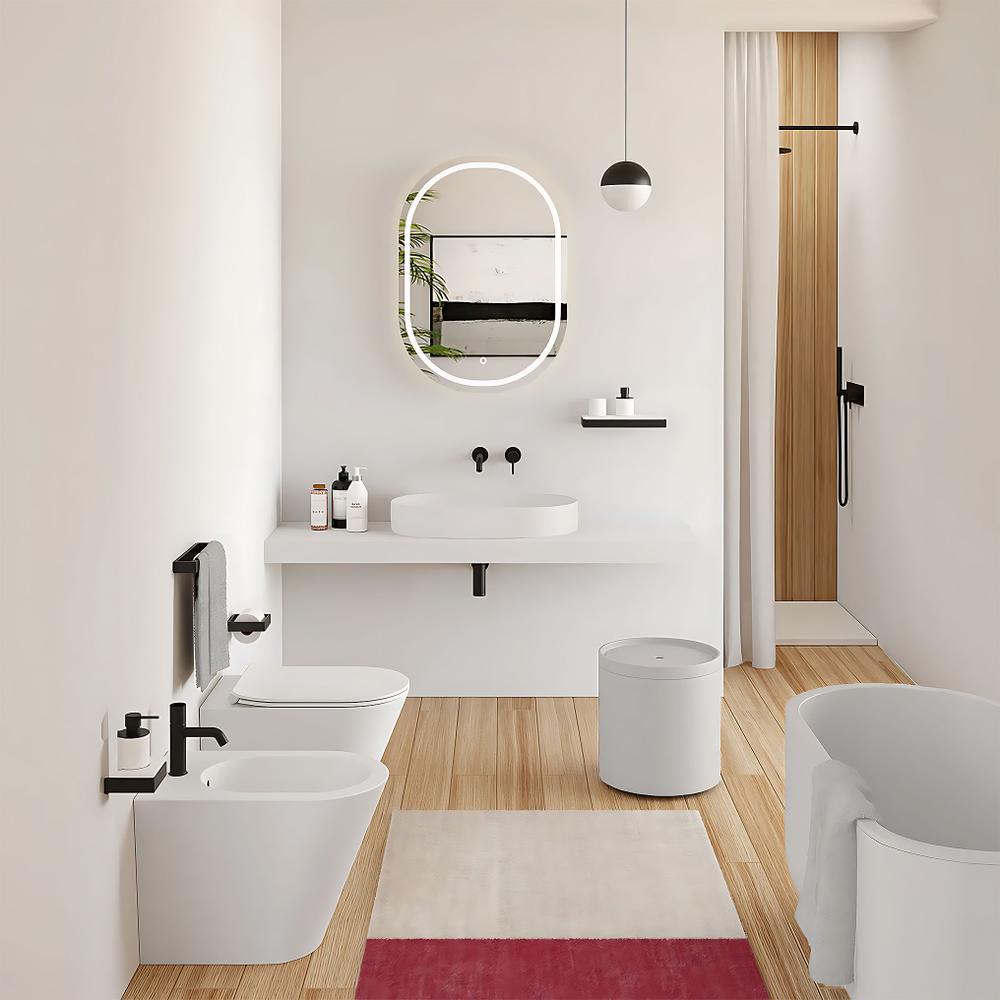 IRIS 71 CM White konglomeraat valamu