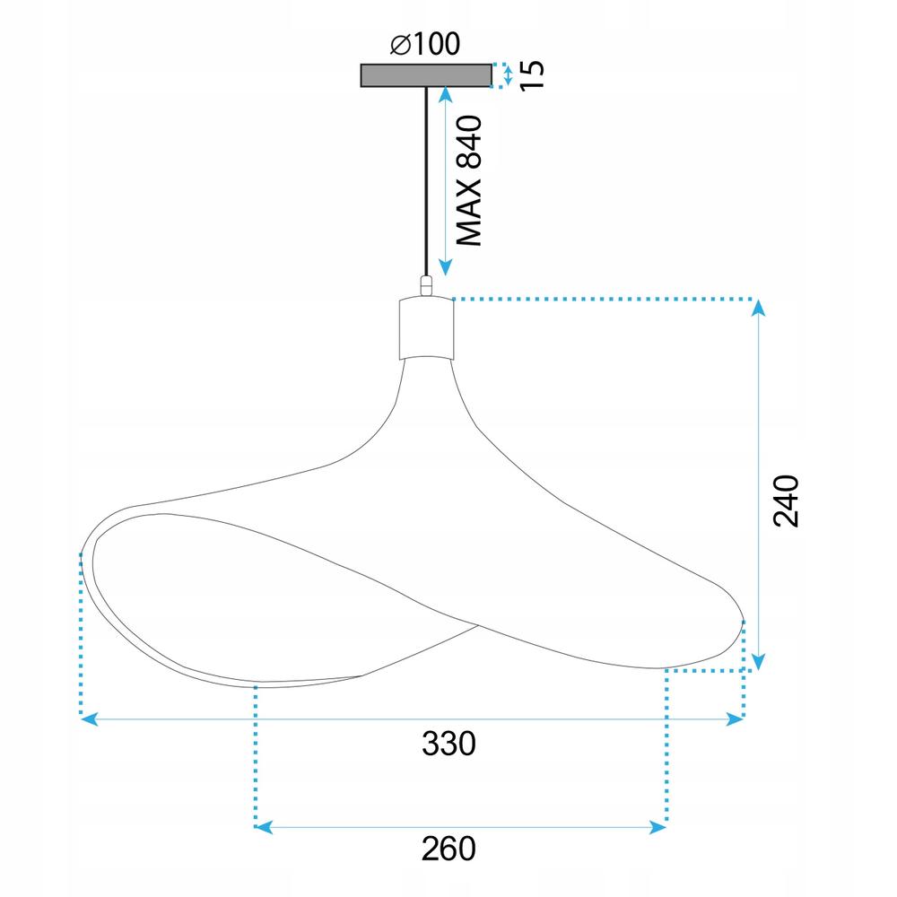BAMBUS-PENDELLEUCHTE APP1642-1CP 30cm