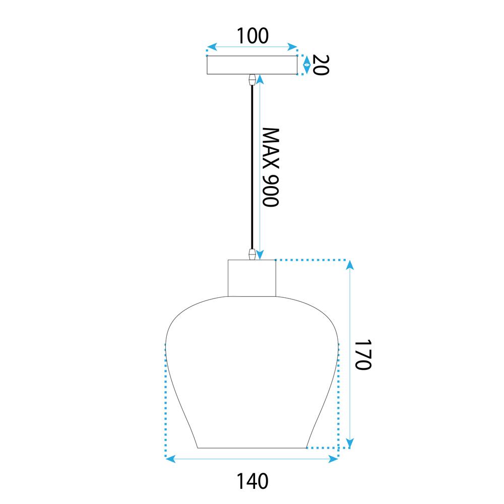 Deckenlampe boho APP1591-1CP