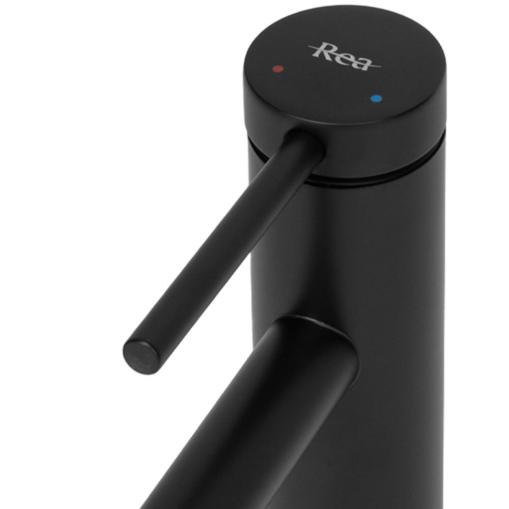 Bateria umywalkowa Rea Foss czarna wysoka