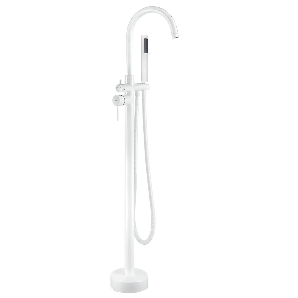 Free-standing faucet Rea Lungo White