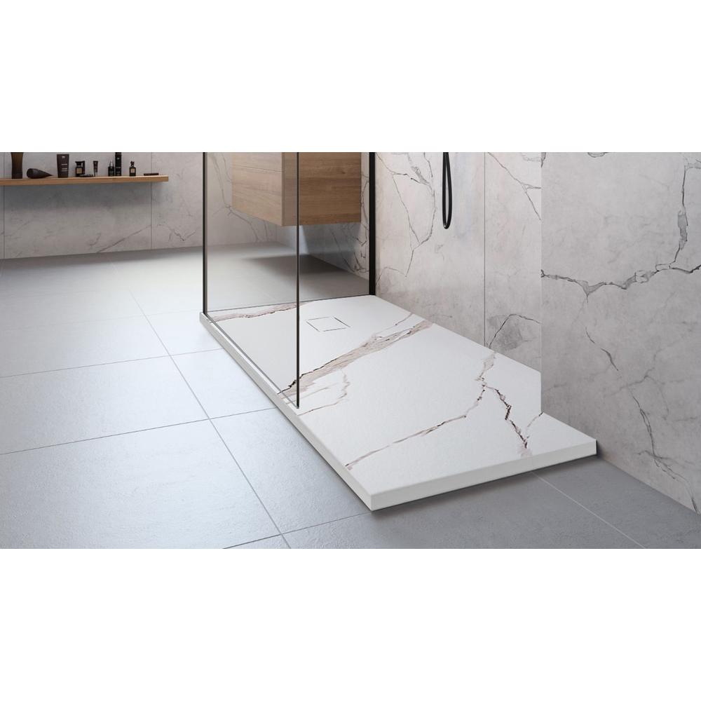 Shower tray Bazalt CARRARA WHITE 90x120