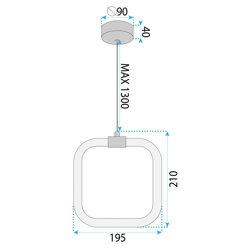 Lampe LED LHJ056-CP1 BRUSH GOLD