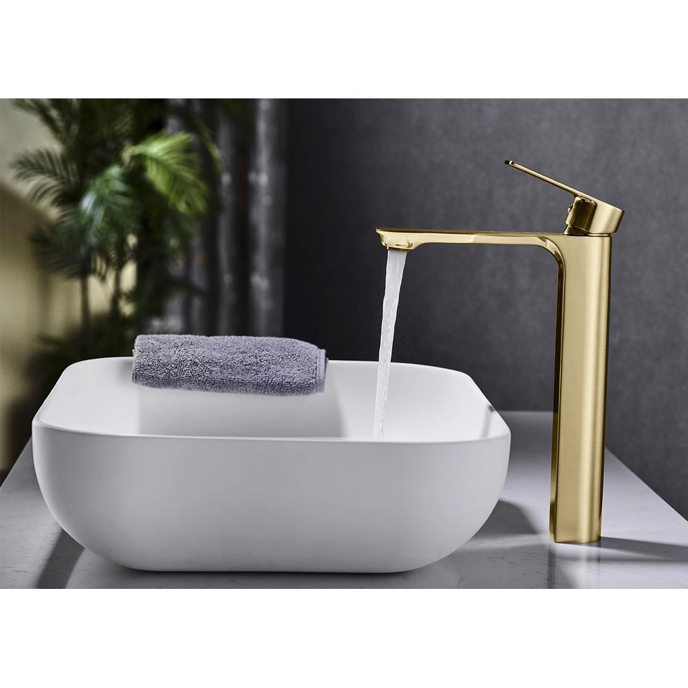 Rea Urban Gold High miješalica za umivaonik