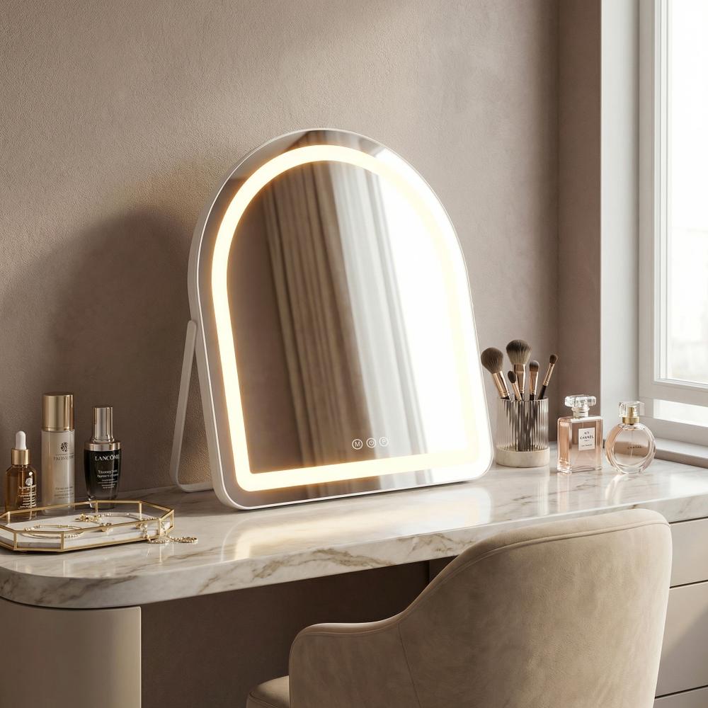 Oglindă LED GLAM White 40x45cm