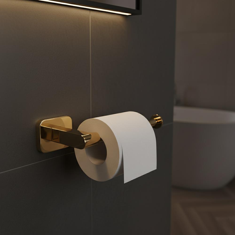 Toilet paper holder 5909 Nico Gold