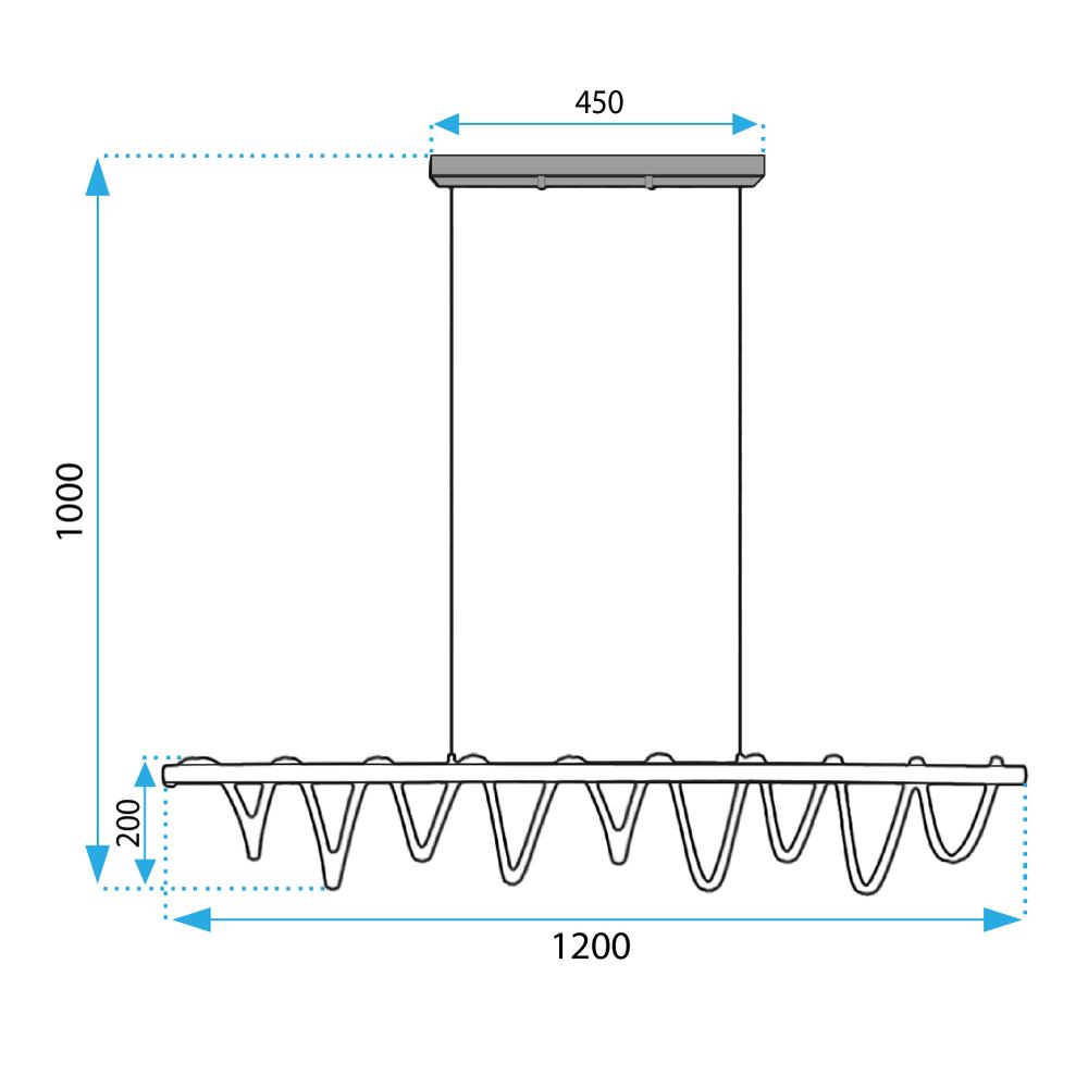Deckenlampe  LED APP1288-CP
