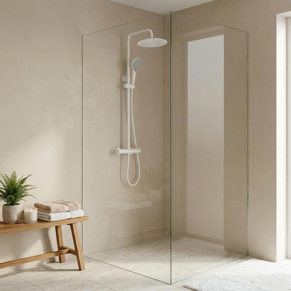 Sprchová súprava bez výtoku s termostatom Rea Lungo White