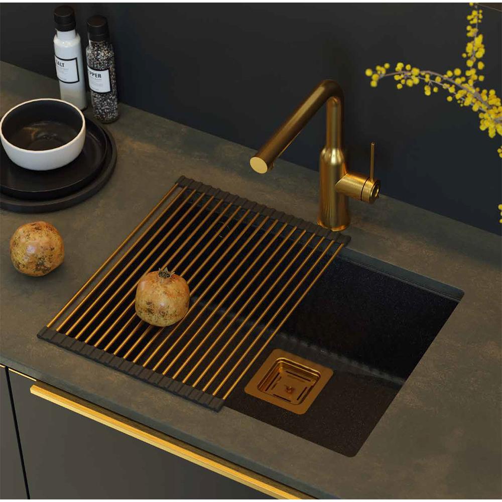 Granite sink DAVID 50 Grey Metallic