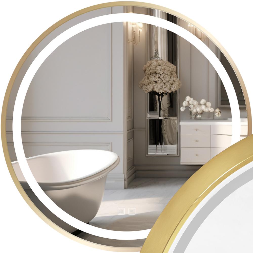 Mirror LED 70cm MMJ Gold