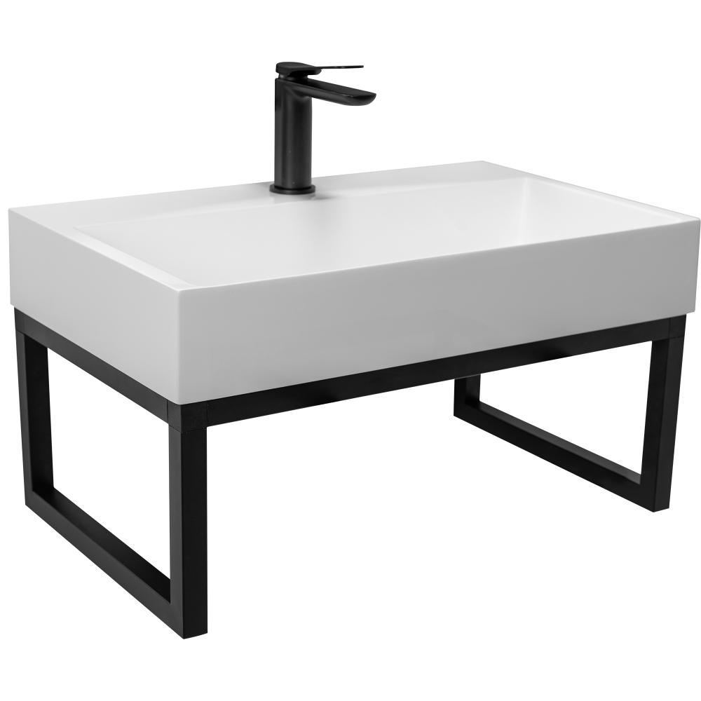 Lavabo in conglomerato GOYA 60cm Conglomerato + Supporto