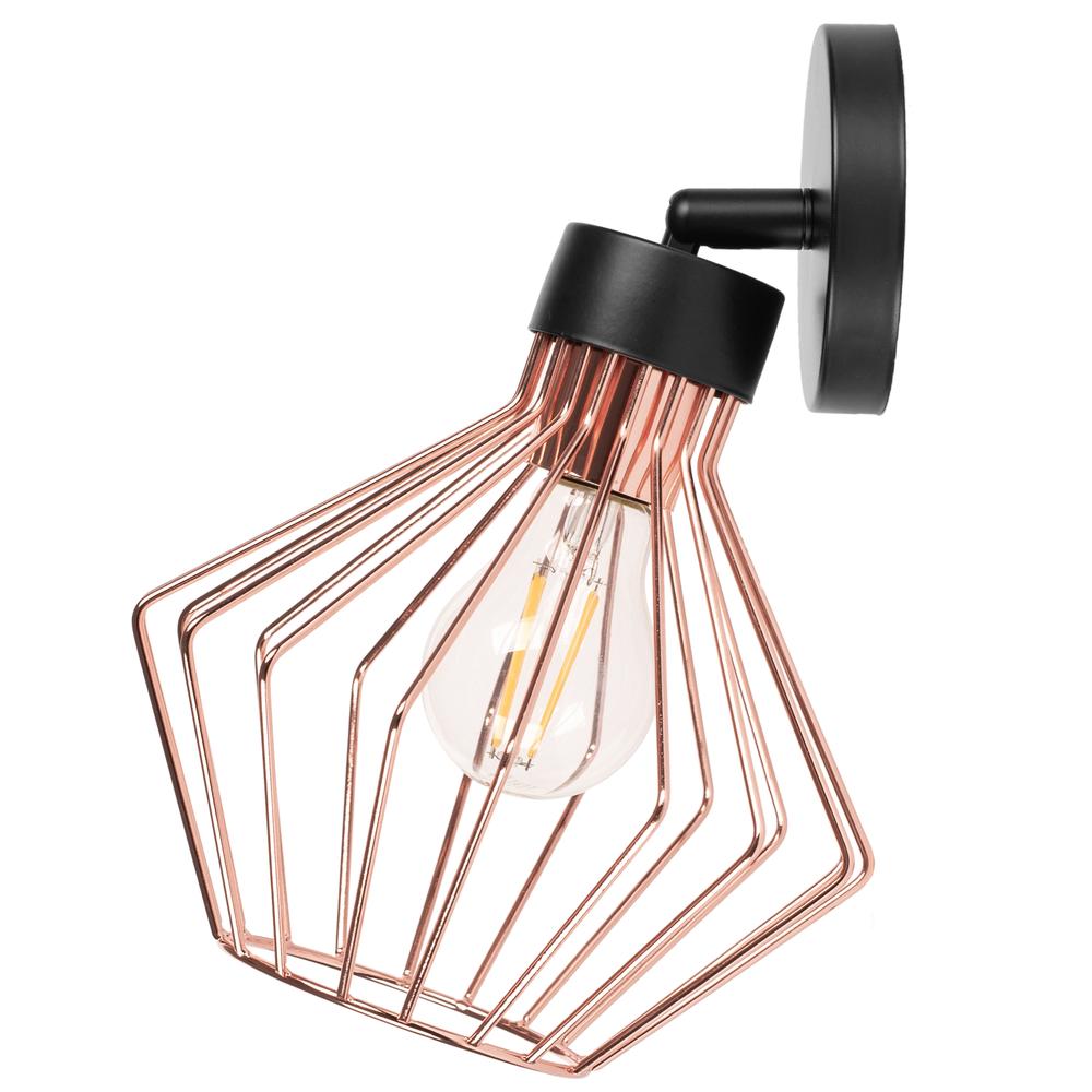 Wandlampe loft rose black APP534-1W