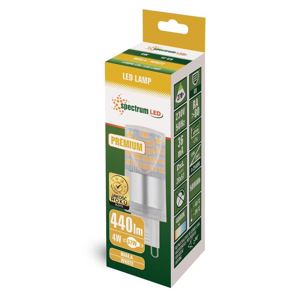 Glühbirne LED neutral G9 4W 230V PREMIUM 14434