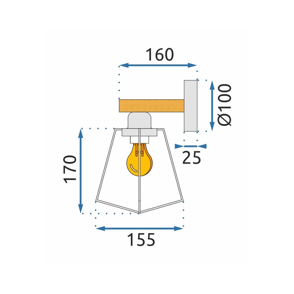 Deckenlampe APP978-1W