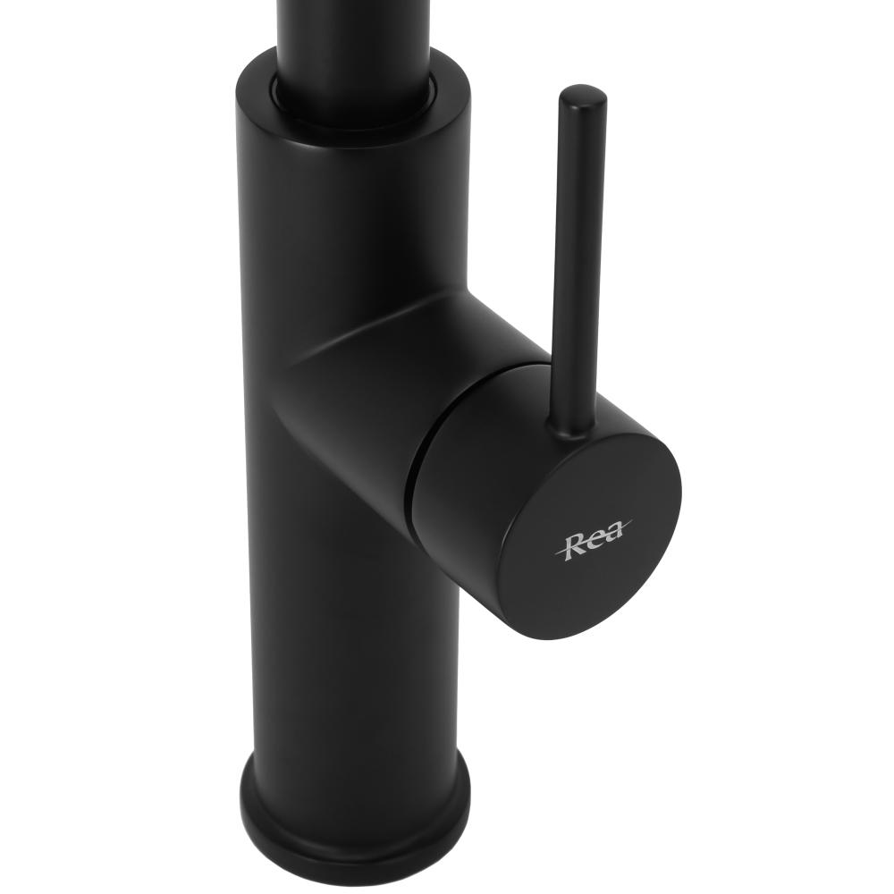 Kuchynská batéria REA NEST - matne čierna