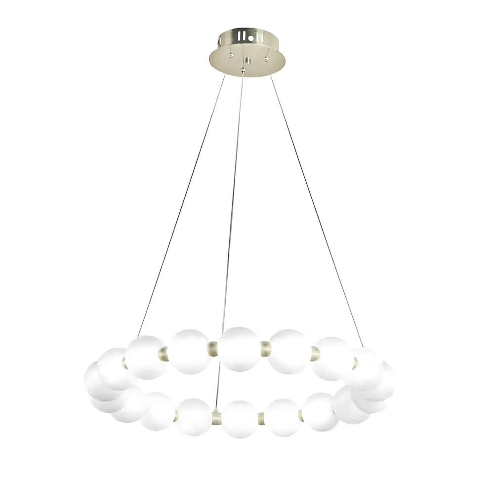 LAMPA WISZĄCA LED G025-CP Jasne złoto