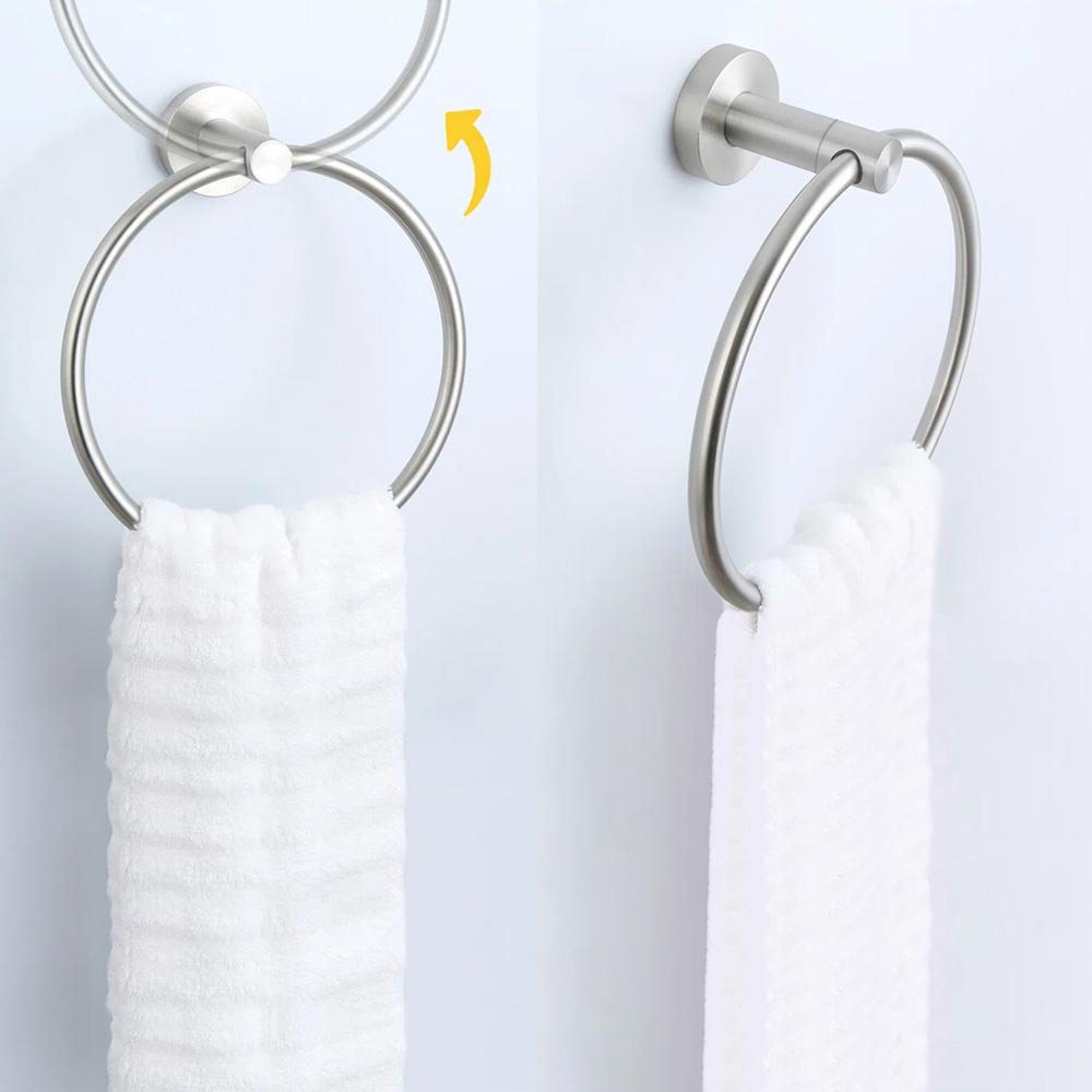 Badkamerhanger RING 332915 MIST 05 BRUSH NICKIEL