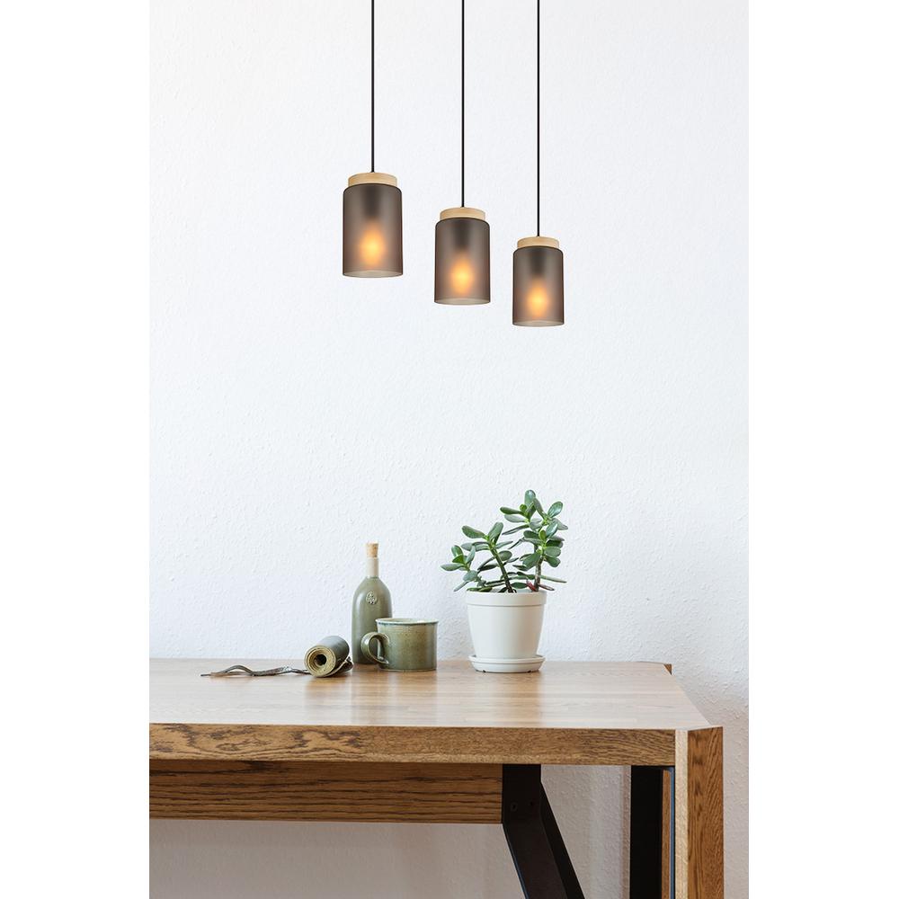 Hängelampe  APP1812-3CP Frosted Grey