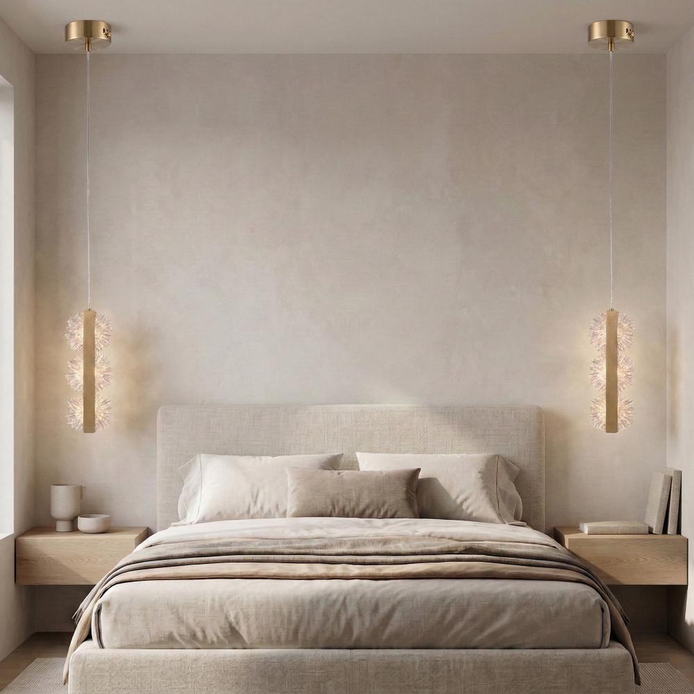 Lampa wisząca LED G150-3CP Gold Złota Szczotkowana