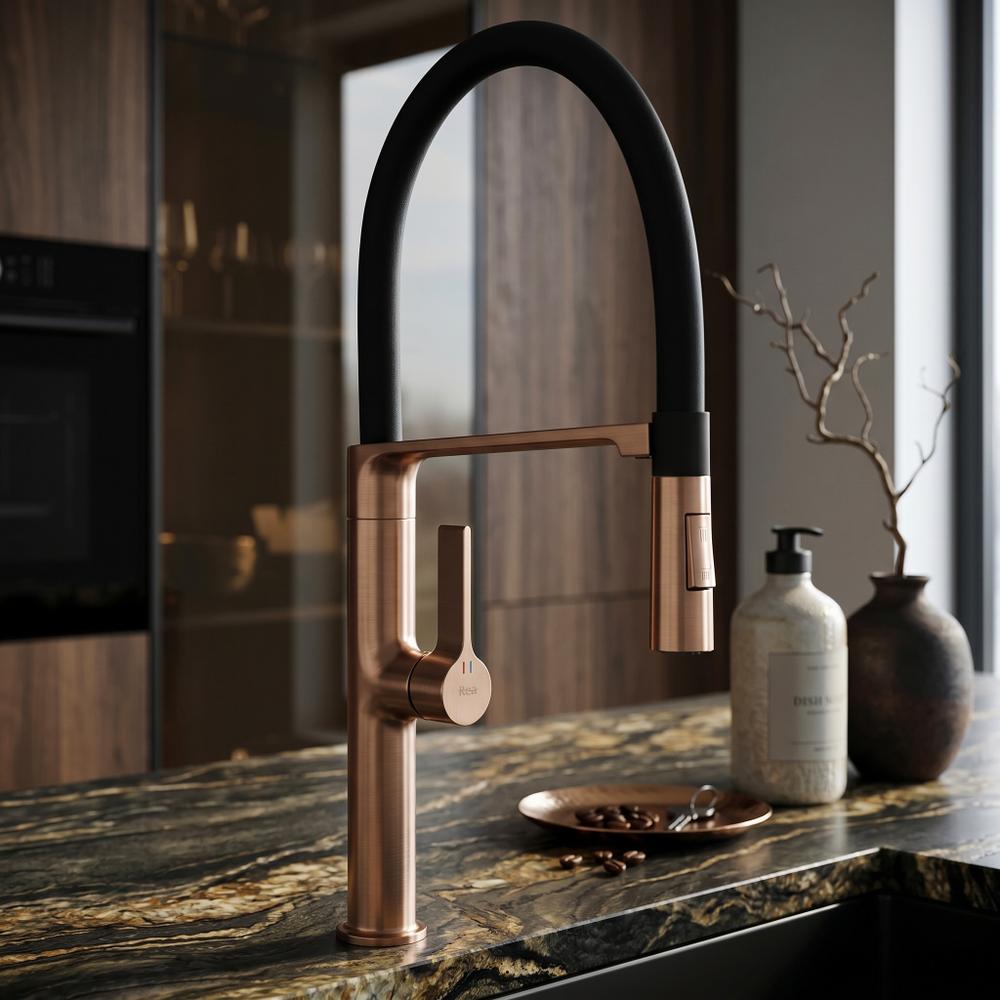 Torneira de cozinha REA Lago Brush Copper