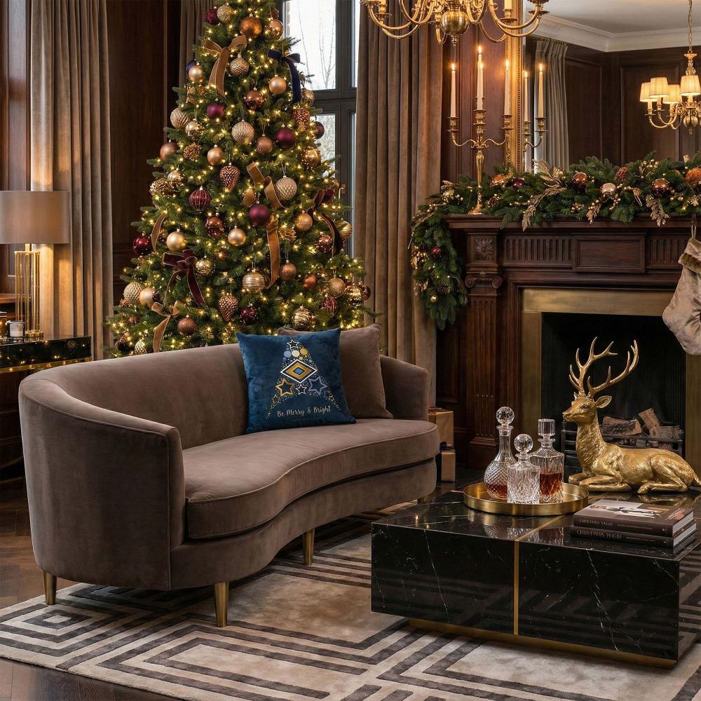 Poszewka na poduszkę świąteczna 3D 48 "N"