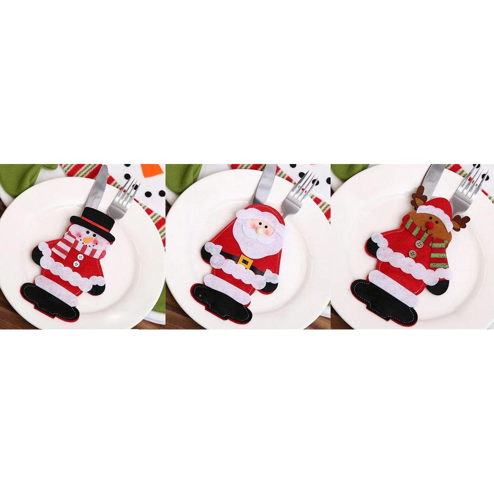 Pokrowiec na sztućce Świateczny 3 szt 311407