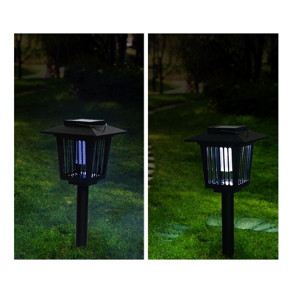 Lampa ogrodowa solarna LED owadobójcza J-22 Czarna