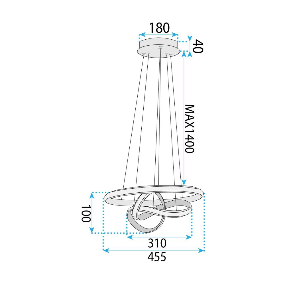 Lampe LED LHJ035-CP GOLD