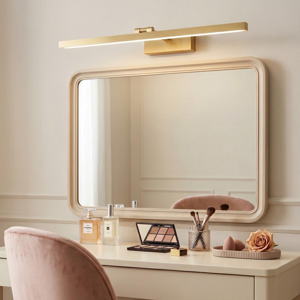 Vonios sieninis LED šviestuvas APP1865-1W 80 cm BRUSH GOLD