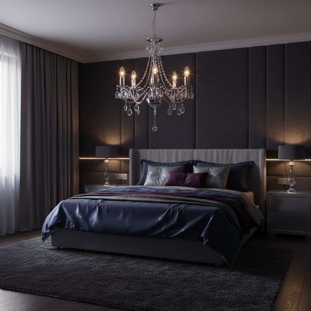 Deckenleuchte EBT014-5CP CHROME