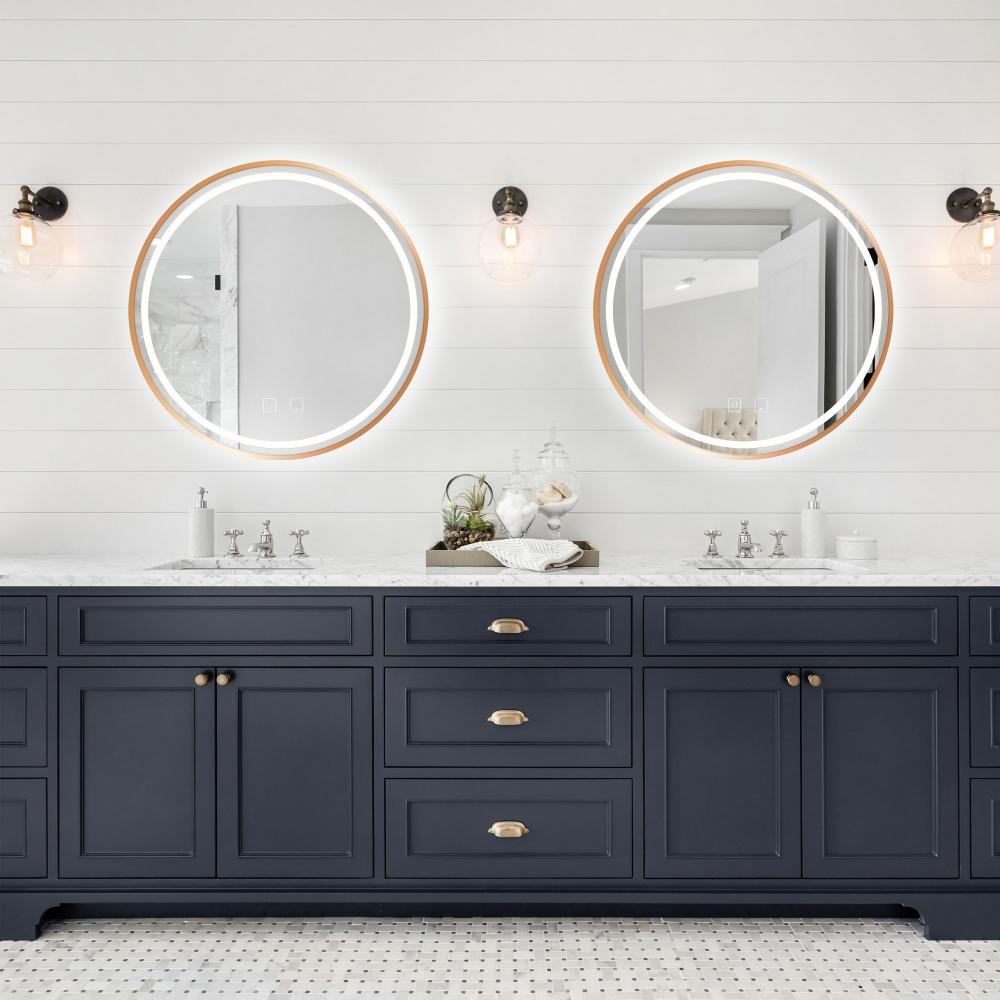 Miroir LED 70cm MMJ BRUSH COPPER