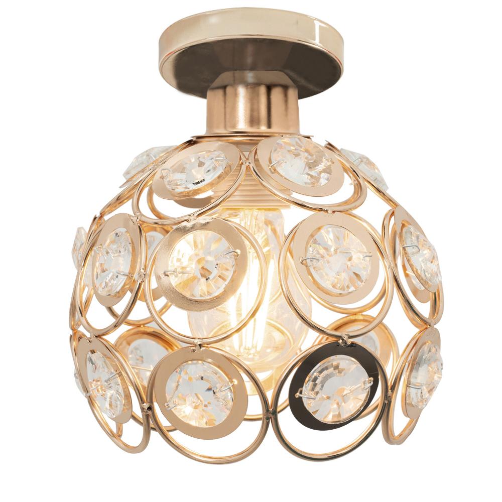 Deckenlampe Kristall Loft gold APP205-1C