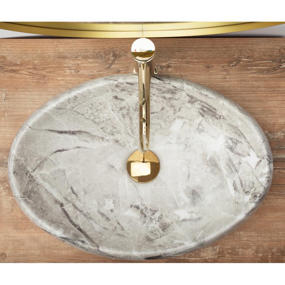Countertop washbasin Rea Linda Stone