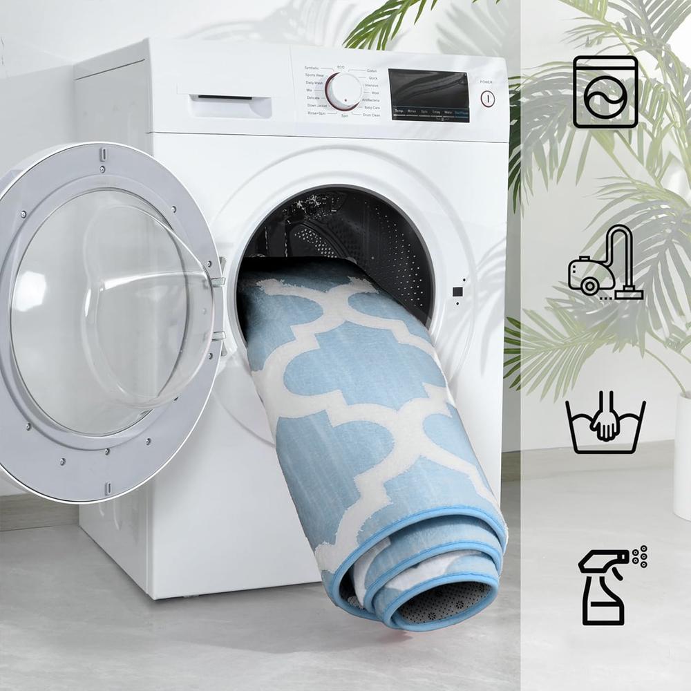 Dywan pluszowy Clover Zig Zag Mint