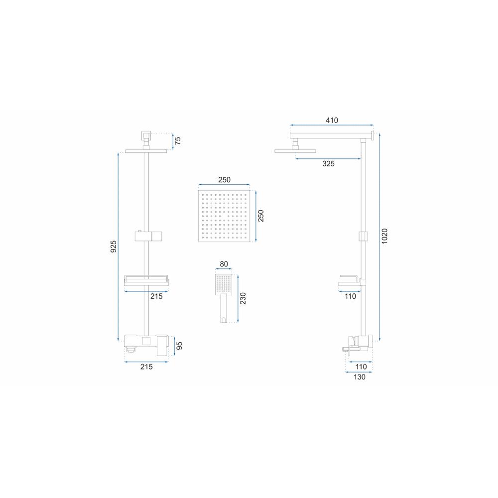 Komplet za prhanje Rea Jack Black