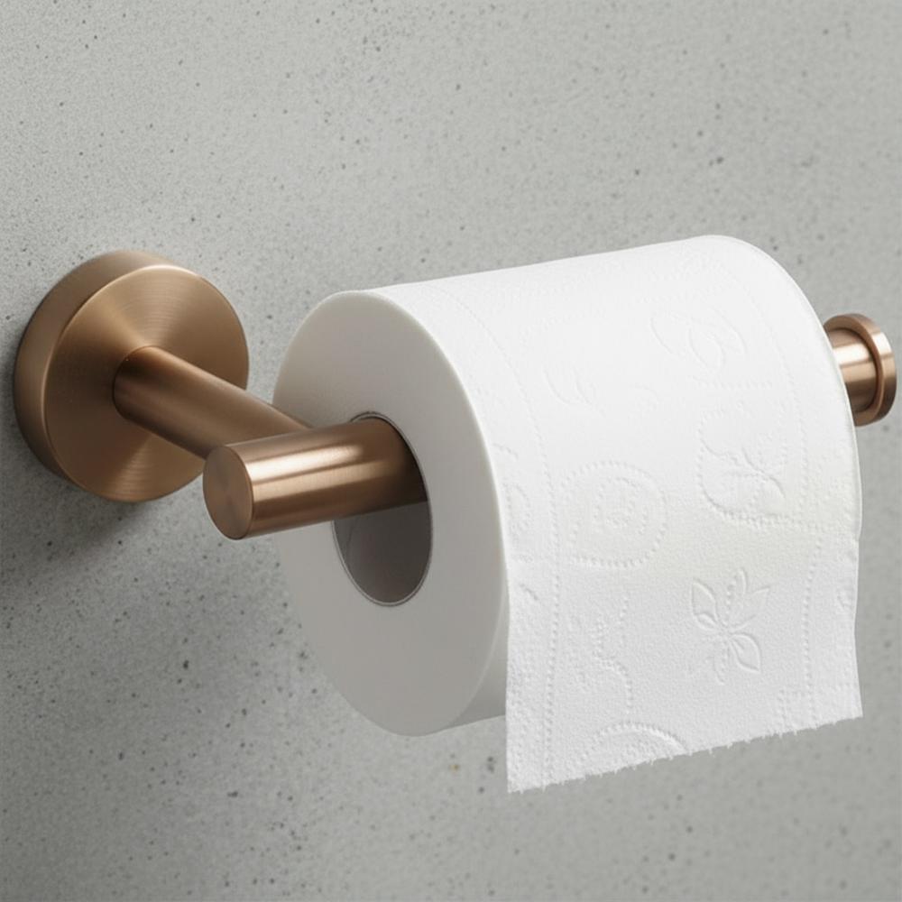 Kylpyhuonetarvikesetti  Ari Brush Copper 4 osaa