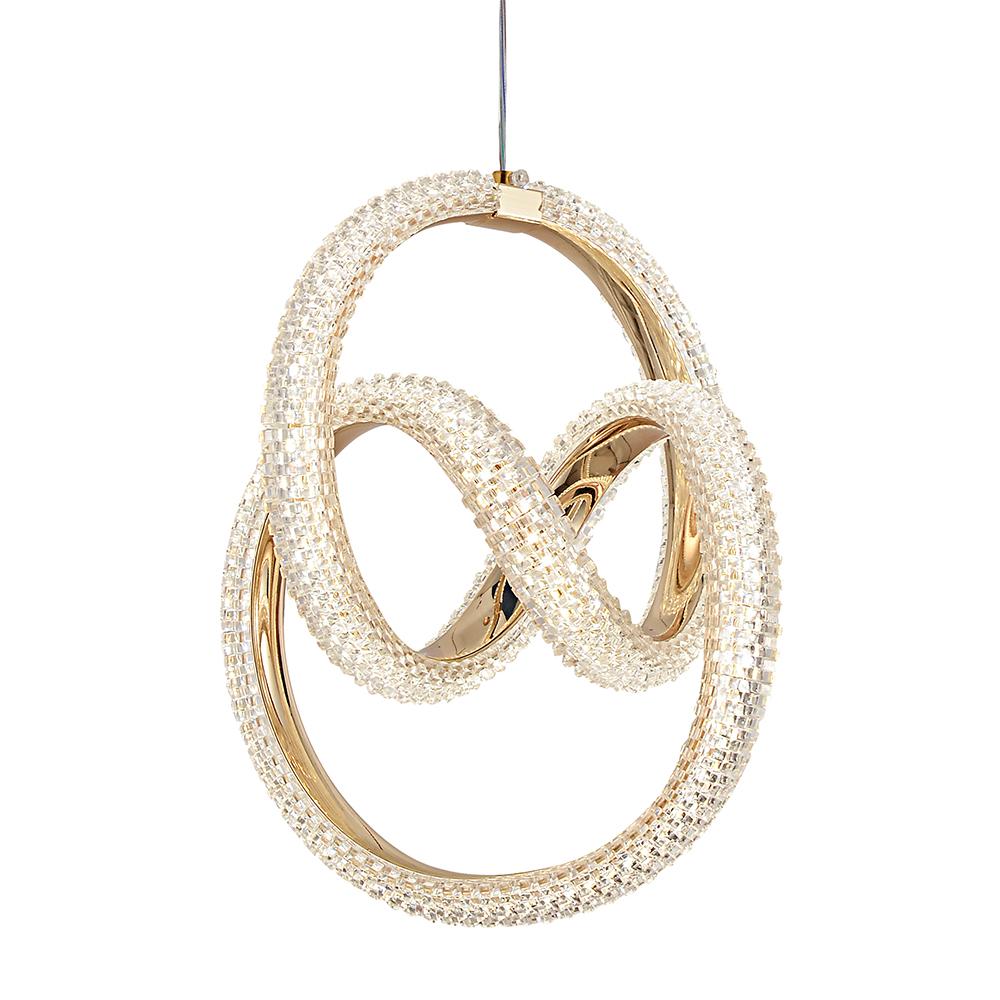 Підвісна Кришталева Лампа LED G068-CP Gold