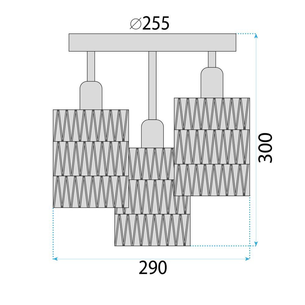 Deckenlampe BOHO APP1624-3C