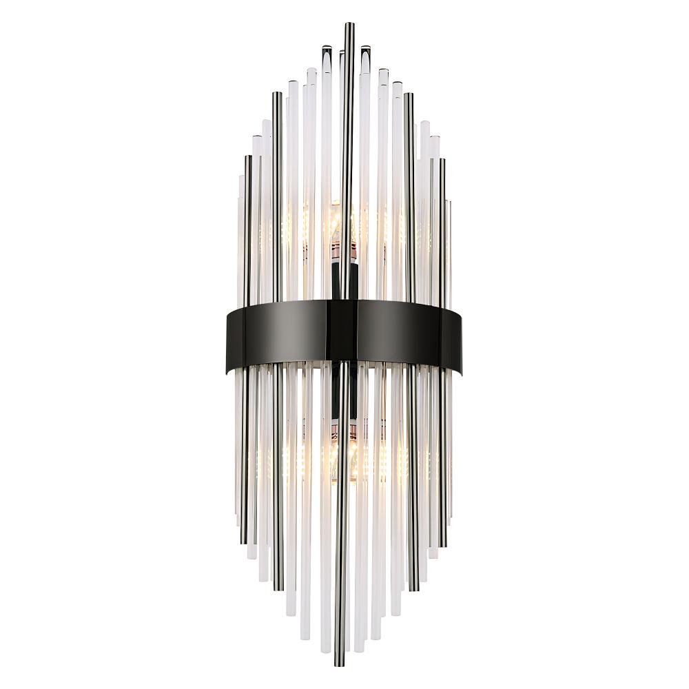 KINKIET ŚCIENNY APP1760-1W Czarny/Szary