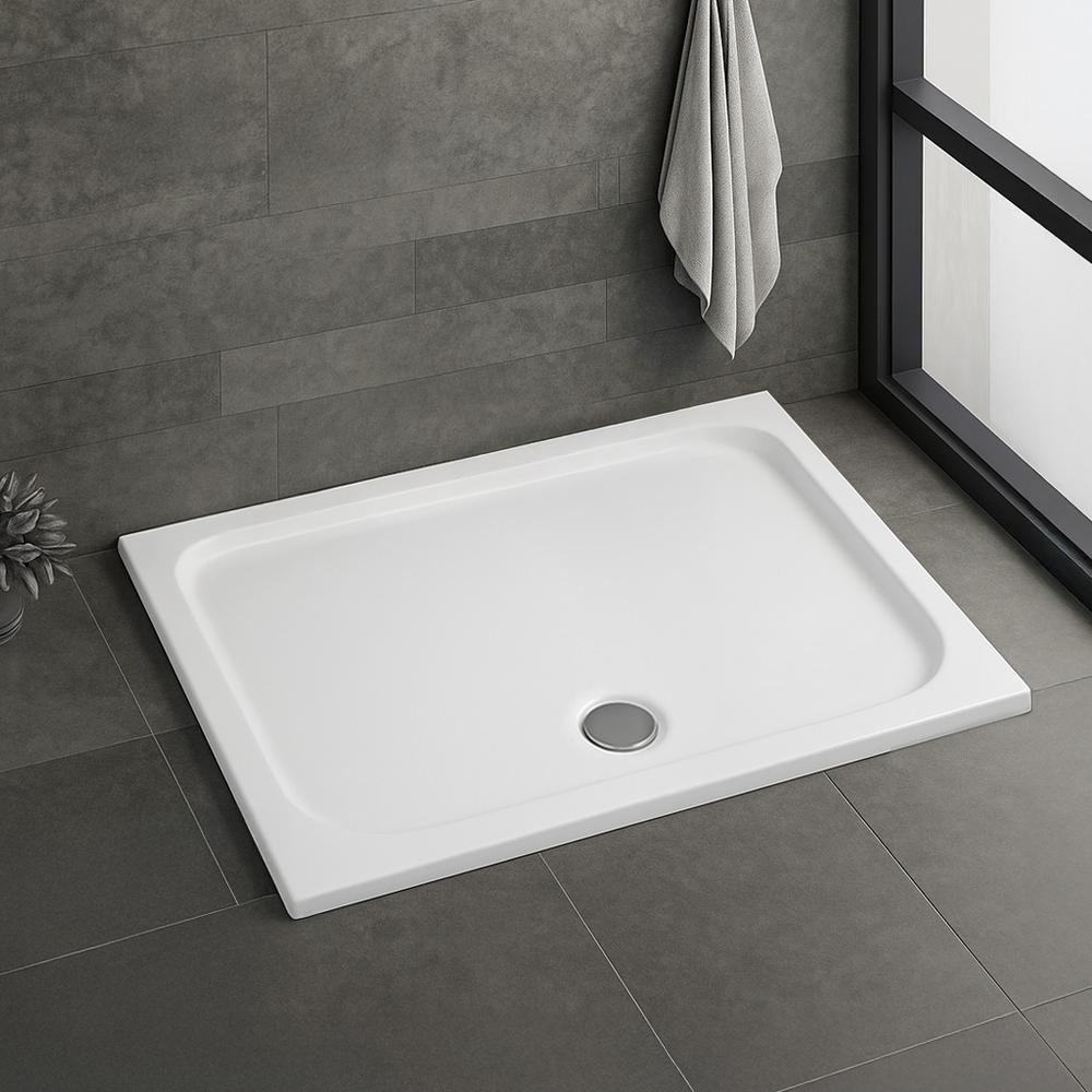 Plato de ducha Rea Belmond White 80x100