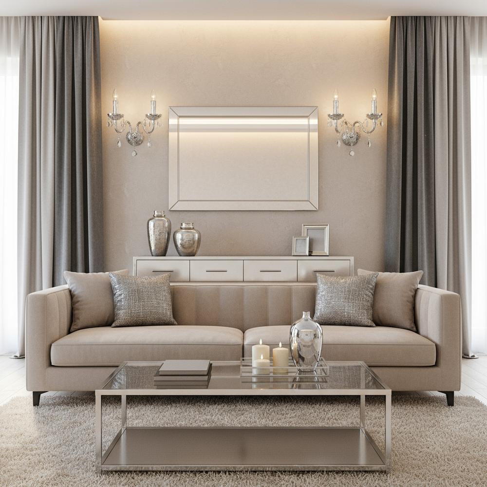 Wandlampe EBT019-2W Chrome