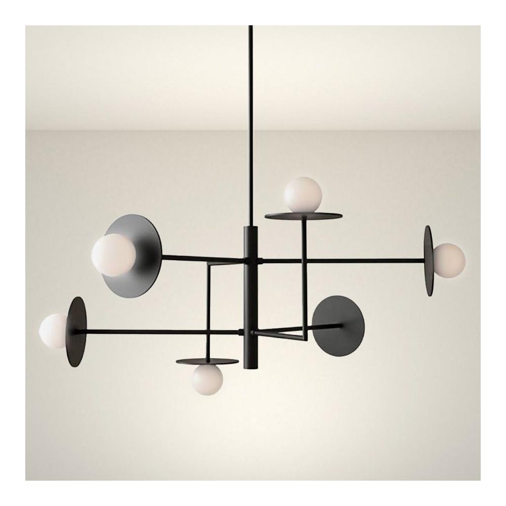 Lampe APP1668-6CP Black