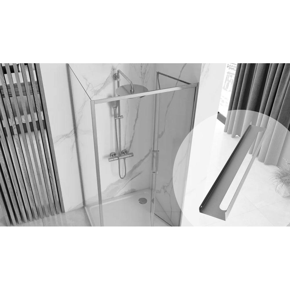 Kupaonska polica SF02 60cm steel brush