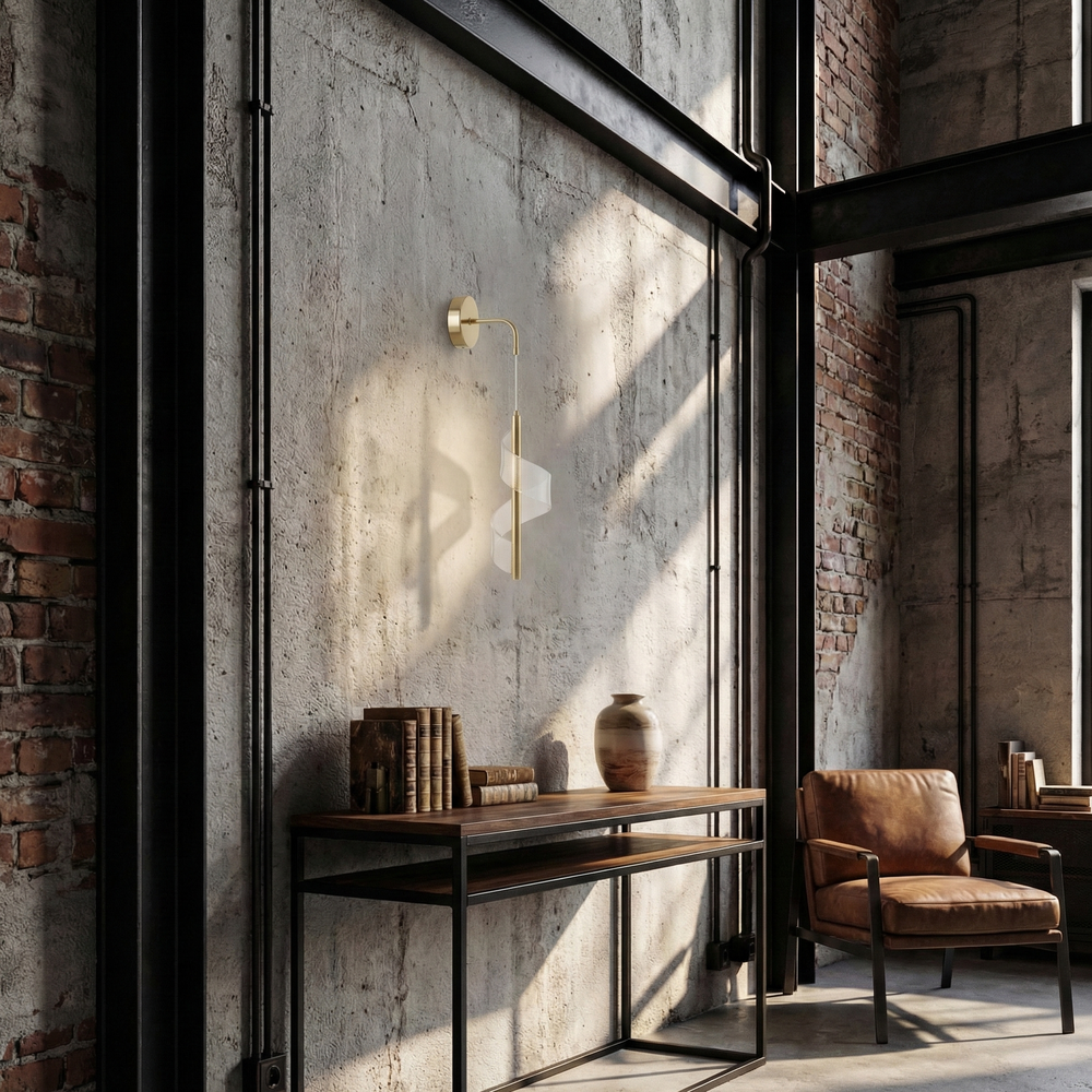 KINKIET ŚCIENNY LED G177-W ZŁOTY