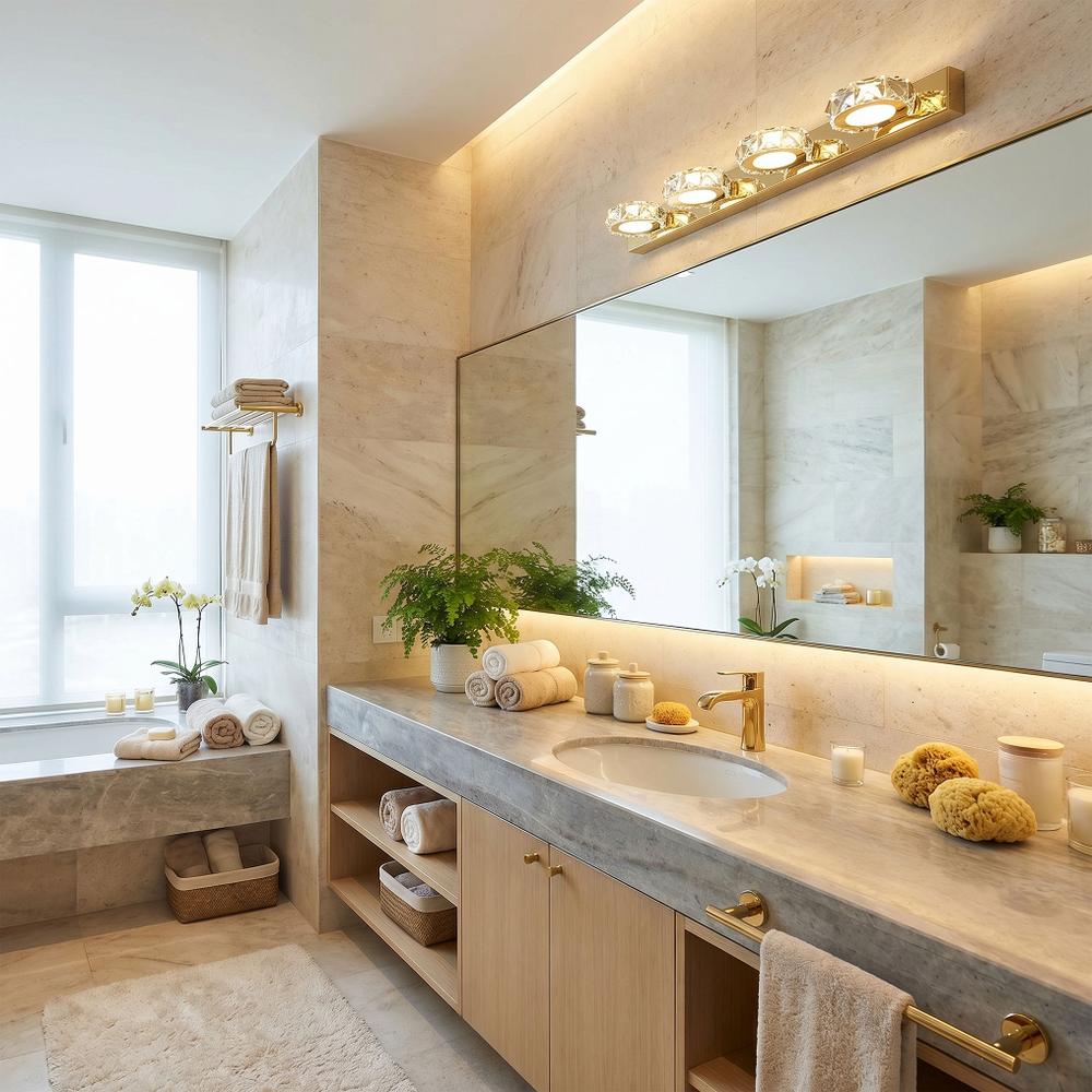 Nástenné svietidlo LED APP1941-4W GOLD