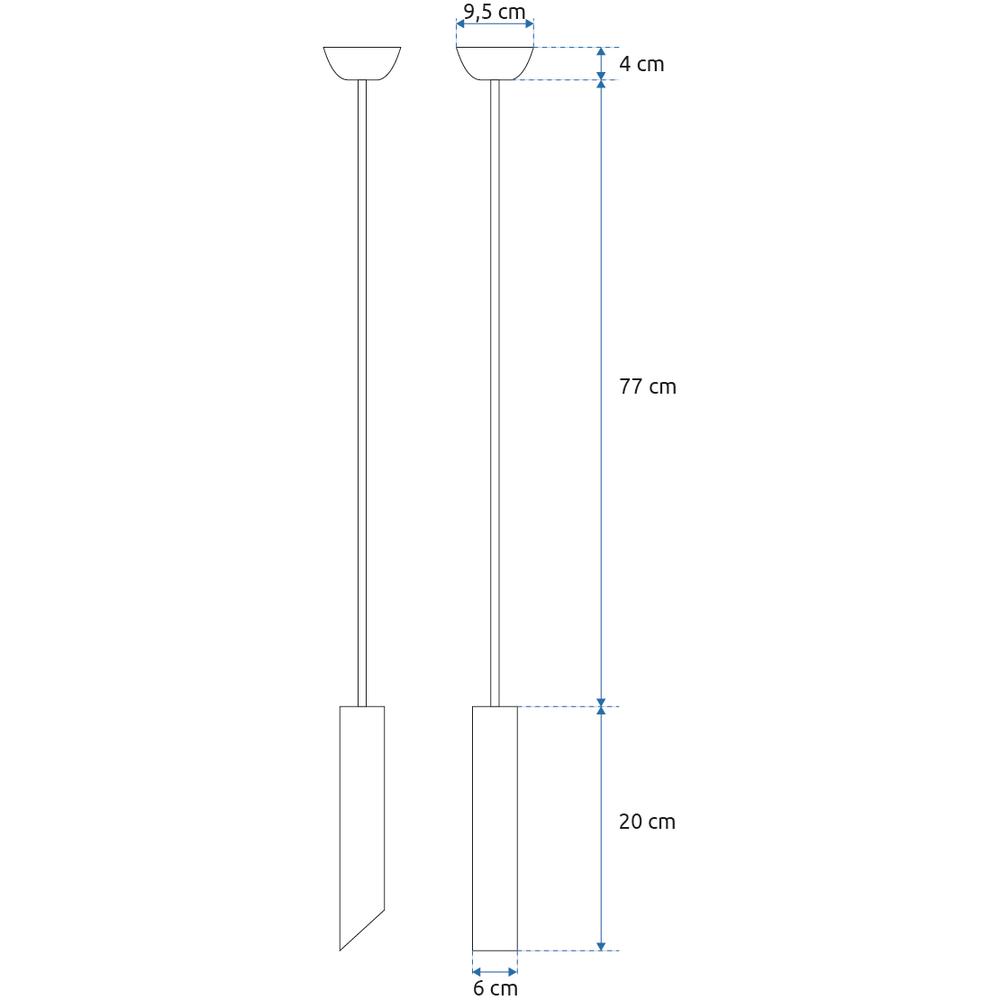 Deckenlampe Black Gold 20 CM APP573-1CP