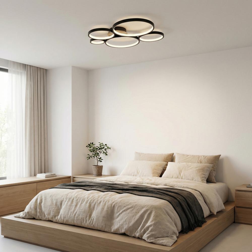 Lampa sufitowa LED APP1911-C Czarna