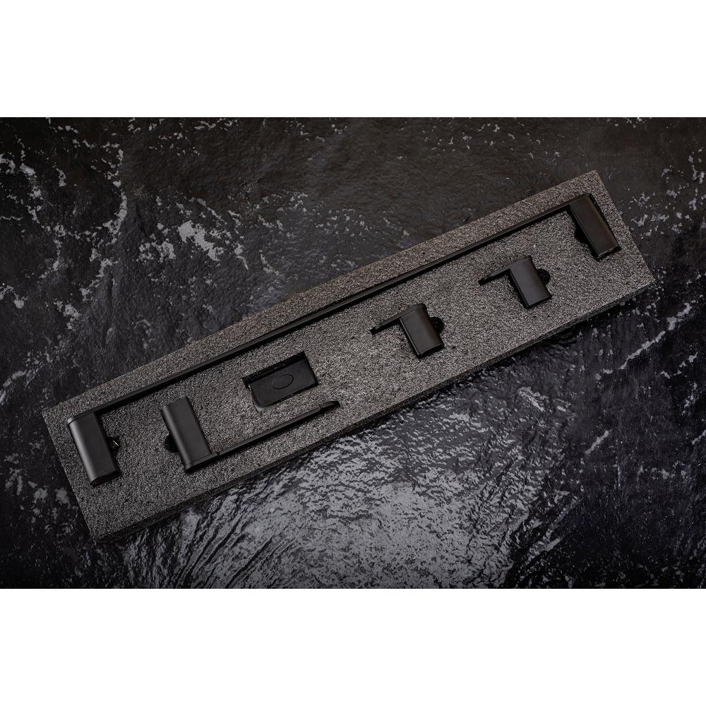 Kylpyhuonetarvikesetti Mati Black 4 osaa